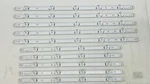 Lg NC500DUN-VXBP2 Replacement Led Backlight Strips (10), AGF78401501, AGF7840140. Fixed Price $62.38.