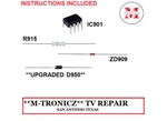 Vizio E552I-B2 DPS-167DP-1 056.04146.002 Repair Kit Dead Tv Main Fuse Ok. Fixed Price $18.99.