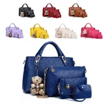 4PCS/SET Women Lady Leather Handbags Messenger Shoulder Purse Tote Satchel. Fixed Price $22.99.