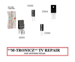 Toshiba 42HL196 PE0071G-1 / PE0071E-1 3-BLINKS Repair Parts Kit. Fixed Price $13.99.
