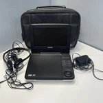 Philips PET741B/37 Black Digital 7" Portable Dvd Player Working Complete W/ Case. Fixed Price $37.00.