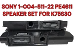 Sony 1-004-511-22 PE4611 Speaker Set For K75S30. Fixed Price $23.80.