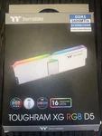 Thermaltake Toughram Xg Rgb D5 32GB (2X16GB) DDR5 5600MHZ CL36 Memory Kit. Fixed Price $225.00.
