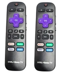 Qty 2 Original Onn Roku Remote Control Compatible W/ All Hisense Tvs !!!. Fixed Price $15.95.