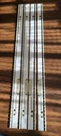 4 Led Strips UN65H8000. BN96-31031A, BN96-31032A. Look At Photo. Broken. Fixed Price $35.00.