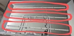 3 X 28" Led Strip From Skyworth Tv With Cable Included. Fixed Price $29.95.