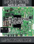 Repair Service For 42LX6500 (EAX62073002(3)) Main Board (read Full Description). Fixed Price $42.95.