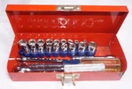 Jensen 1/4 Inch Socket Set 21 Piece 354B105 Nice Collectable Metric And Sae. Fixed Price $79.00.