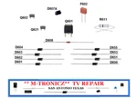 Funai 32ME303V/F7 Power Supply A3AF0021 Repair Kit. Fixed Price $12.00.