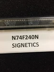 N74F240N Signetics Buffer Invert 5.5V 20PIN Dip 14 Pieces. Fixed Price $14.40.
