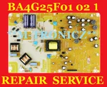 Magnavox Power Supply A4G25MPW-001 BA4G25F01 02 Repair Service. Fixed Price $26.95.