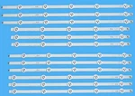AGF78401201 50" Full Replacement Backlight Led Strips Pieces For Lg Ln Series. Fixed Price $47.95.