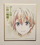 Oregairu Saika Totsuka Character Mini Shikishi Art Board. Fixed Price $20.00.
