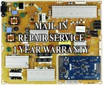 Mail-in Repair Service Samsung BN44-00432A Power Supply UN60D8000. Fixed Price $129.95.