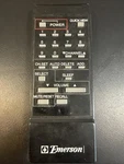 Vintage Emerson Tv Remote Control Black Model 076M01216A 24 Key Button As Is. Fixed Price $12.99.