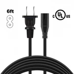 6FT 2-PRONG Tv Ac Power Cord For Sharp LC-40LB480U LC-43N6100U LC-43LB481U. Fixed Price $10.32.