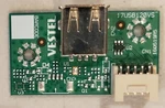 Panasonic TH-43CQE1W Board 17USB120VS. Fixed Price $19.99.