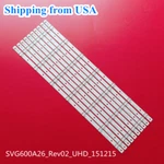 10PCS Vizio E60U-D3 Backlight Led Strips Full Set SVG600A26 REV02 Uhd 151215. Fixed Price $29.04.