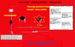 Vizio M492I-B2 DPS-167DP Repair Kit + Instructions Troubleshooting Chart. Fixed Price $18.99.