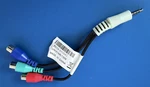 Samsung 3.5MM Aux To Rca Component Cable Ypbpr Red Blue Green P/n: BN39-01154C. Fixed Price $8.95.