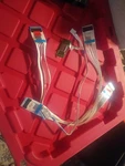 Lg Tv Ribbon Connectors And Wifi Board. Fixed Price $25.00.