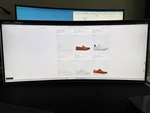 Lg 38WK95C-W Curved Ultrawide Monitor Wqhd+, Ips, Hdr, Good Condition.. Fixed Price $250.00.