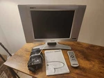 Magnavox Hdtv 15" Lcd Display (15MF605T/17) W/ Remote, Power Cord, Manual. Fixed Price $39.99.