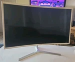 Samsung CF39 C32F397FWN 32" Curved Va Led Monitor Hdmi Vga Slim Bezel White. Fixed Price $85.00.