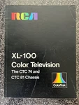 Rca XL-100 Color Television Service Manual For 74 And CTC81 Chassis 1975. Fixed Price $10.00.