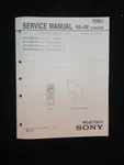 Sony Service Manual RA-4W Chassis/ KP-57XBR10W And KP-65XBR10W. Fixed Price $15.00.