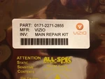 Vizio Main Board Repair Kit For 0171-2271-2855. Fixed Price $14.99.