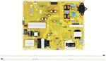 Lg Power Supply/led Backlight Strips Bundle 55UJ6540-UB 55UK6500AUA. Fixed Price $67.64.