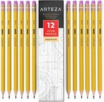 Arteza Hb Pencils #2, Pack Of 12, Wood-cased Graphite. Fixed Price $13.00.