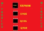 Vizio E461-A1 715G5560-M01-000-004X Repair Kit Eeprom Included. Fixed Price $14.50.