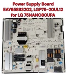 EAY65893202 Power Supply Board LGP75-20UL12 For 75NANO80UPA 75". Fixed Price $47.85.