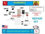 Repair Kit For Magnavox 43ME345V/F7 Power Supply BA4DV2F0102. Fixed Price $13.99.