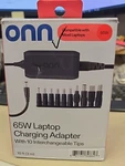 Onn ADS-65QI-19A-2 65W Universal Laptop Charger With 10 Interchangable Tips. Fixed Price $12.50.