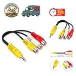 Plug And Play 3.5MM To Rca Audio/video Adapter For Tcl, Sony, Lg Tvs - 9IN. Fixed Price $8.97.
