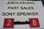 Sony SS-U870 Front Grill Logo. Tested. Please Read All Below. Fixed Price $11.99.
