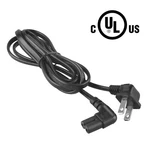 6FT Ul Ac Power Cord Cable For Samsung UN43M530DAF UN43MU6290F L-type 2-PRONG. Fixed Price $12.64.