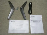 Stands With Screws, Power Cord, Manuals For Sharp LC-58Q620U, New!!!. Fixed Price $45.00.