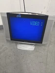 Emerson 20-INCHES Lcd Color Tv Retro Built-in Speakers Video Gaming EWL20S5B. Fixed Price $60.00.