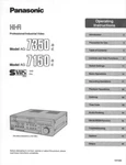 Panasonic AG-7350 AG-7150 Vtr Owners Instruction Manual. Fixed Price $22.24.