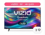 Vizio 50" Class Quantum 4K Qled Hdr Limited Edition Smart Tv VQD50S-0809. Fixed Price $249.99.