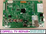 Lg 60PN6500-UA Main Board EBT62394201 EBT62394286 Works, Warranty, $50 Credit. Fixed Price $159.95.