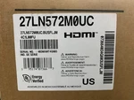 27LN572M0UC / 27" Slim Direct Led Hdtv, Hospital Grade. Fixed Price $329.24.