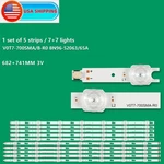 Full Set Led Strips For Samsung UN70TU6980F UN70TU700DB UN70TU7000B UN70CU7000F. Fixed Price $39.50.