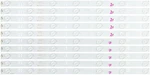 Polaroid/proscan 210-108-1080H/210-108-1081H Led Backlight Strips (10). Fixed Price $29.99.