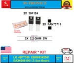 EBR68342001 EAX62081001 Repair 7 Pcs Kit For Z-sus Board Lg 42PT350. Fixed Price $22.95.
