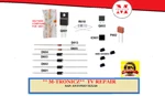 Emerson LF461EM4 A3AQ0MPW-002 Power Supply Component Repair Parts Kit. Fixed Price $15.99.